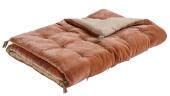 Futon Matteo Velours / Lin --- Blush 180x80 - Blanc d'Ivoire