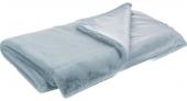 Plaid Luxe Bleu Glaçier 130x170
