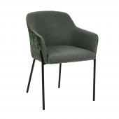 2 Chaises Louise Velours/Tissu NEW  (2 couleurs) Pomax