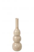Vase Métal Beige Clair H76cm