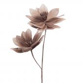 6 Fleurs Tania Dégradé Taupe H105cm