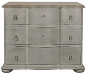 Commode 3 Tiroirs Carlotta Pierre Blanc d'Ivoire
