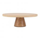 Plateau sur Pied Bois Marbre Naturel