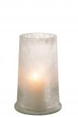 Photophore Sucre Verre Blanc MM