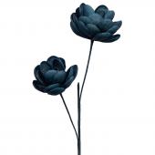 6 Fleurs Rosalia Bleu H110cm