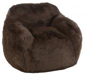 Fauteuil Cutie Fourrure Chocolat