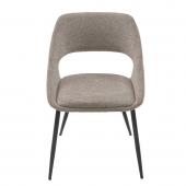 Chaise Elodie Tissu Taupe