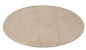 Tapis Rond Fait Main Viscose Beige ø150cm