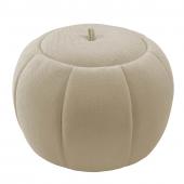 Pouf Coffre Rond Pumpkin Taupe