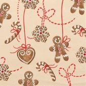 20 x Serviettes Papier Bakery Noël 33*33