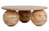 Table Basse Ronde Organic Naturel