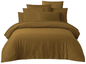 Drap Housse Taloa Gold Satin de Coton Lavé (2tailles)