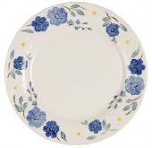 6 Assiettes Plates Blandine Bleu Comptoir de Famille