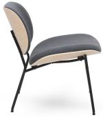 Fauteuil Kuji Bois Blanchi Tissu Athezza (2 couleurs)