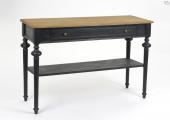 Console 1 Tiroir GM Bois Noir New Legende