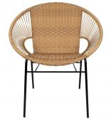 Fauteuil Rond Extérieur Malaya Naturel