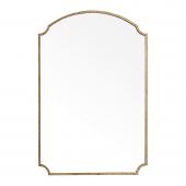 Miroir Margaux Métal Doré Blanc d'Ivoire H120cm