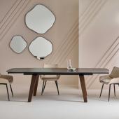 Table Céramique Noire Vecchio Extensible