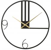 Horloge Ligne Métal Noir GM