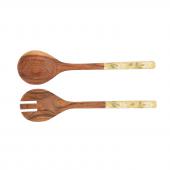 2 x Lots de Couverts à Salade Daisy