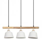 Suspension Indus Ferese Blanc 3 Feux