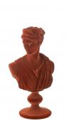 Buste Femme Grecque Velours H33cm
