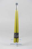 2 Bougies Flambeaux Kaki
