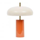 Lampe Arty Métal Orange / Ecru