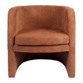 Fauteuil Club Tessia Terracotta