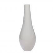 Vase Bouteille Blanc H121cm