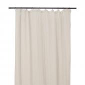 2 x Rideaux Dili Craie Voile de Coton 120x280
