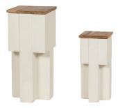S/2 Sellettes Michelangelo Fibrociment Bois