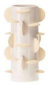 Vase Maïre Blanc Crème H39cm