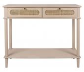 Console 2 Tiroirs Nolita Grège Naturel