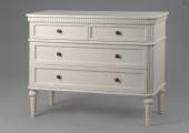 Commode 4 Tiroirs Leonie Blanc