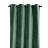 2 x Rideaux Delhi Velours Pigeon 135x300