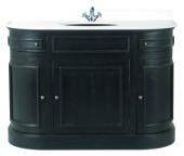 Meuble Lavabo Simple Haussmann Noir