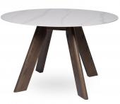 Table à Manger Ronde Chêne Pierre Manre Athezza
