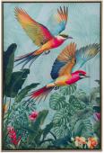 Toile Cadre Perroquet Coloré 80*120