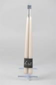 2 Bougies Flambeaux Lin