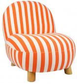 Fauteuil Belly Orange-Ecru