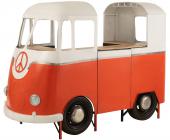 Bus Bar Métal Orange Vintage