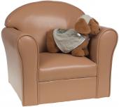 Fauteuil Club Enfant Taupe
