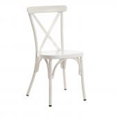 Chaise de jardin Alu Blanc Bourdon (Indoor/Outdoor)