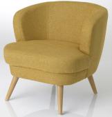 Fauteuil Dagmard Tissu (7 Couleurs)