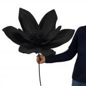4 x Fleurs Maxi Tania Noir H120cm