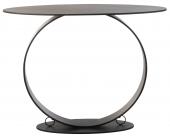 Console Cercle Métal Noir