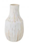 Vase Céramique Blanc Beige H75cm
