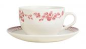 6 Paires Tasse Faustine Rouge Comptoir de Famille