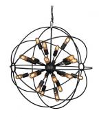 Lustre Sputnik Métal Gris ø100cm